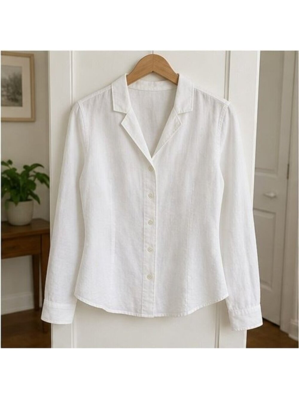White Puff Sleeve Top